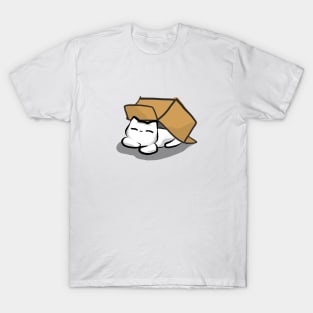 Cat and Cardboard T-Shirt